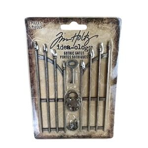 Tim Holtz Idea-ology Gothic Gates 5 Piece TH94343 New Assemblage Crafting